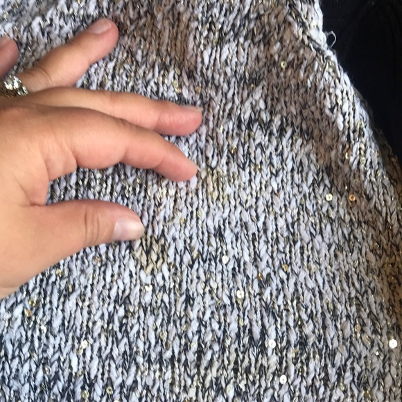 Beautiful Multi Material Sweater from Lane Bryant - Picture 7 of 8